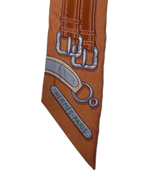 HERMES（エルメス）HERMES (エルメス) ツィリー HARNAIS DES PRESIDENTSH 大統領の馬具 ブラウンの古着・服飾アイテム