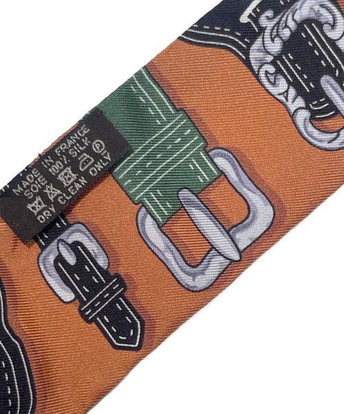 HERMES（エルメス）HERMES (エルメス) ツィリー HARNAIS DES PRESIDENTSH 大統領の馬具 ブラウンの古着・服飾アイテム