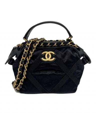 シャネル ココマーク チェーン ショルダーバッグ レディース 【中古】 CHANEL - シャネル ココマーク チェーン ショルダーバッグ レディース