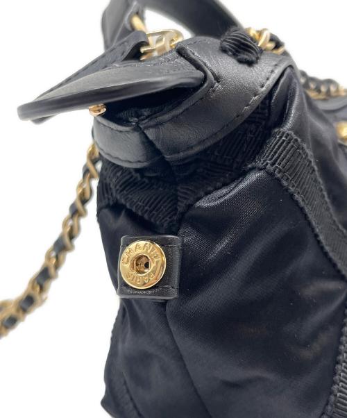 CHANEL（シャネル）CHANEL (シャネル) ココマークミニチェーンショルダーバッグ ブラックの古着・服飾アイテム