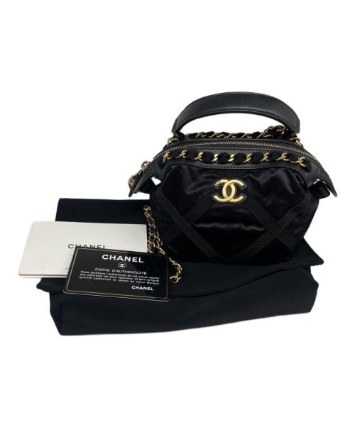 CHANEL（シャネル）CHANEL (シャネル) ココマークミニチェーンショルダーバッグ ブラックの古着・服飾アイテム