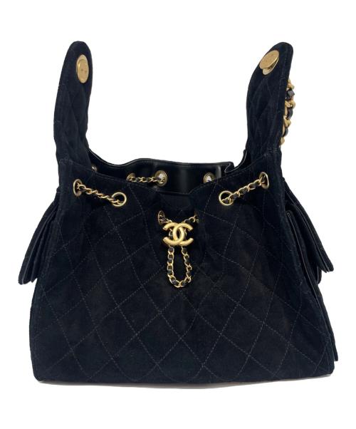 CHANEL（シャネル）CHANEL (シャネル) CHANEL25 ミディアムハンドバッグ ブラックの古着・服飾アイテム