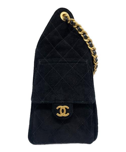 CHANEL（シャネル）CHANEL (シャネル) CHANEL25 ミディアムハンドバッグ ブラックの古着・服飾アイテム