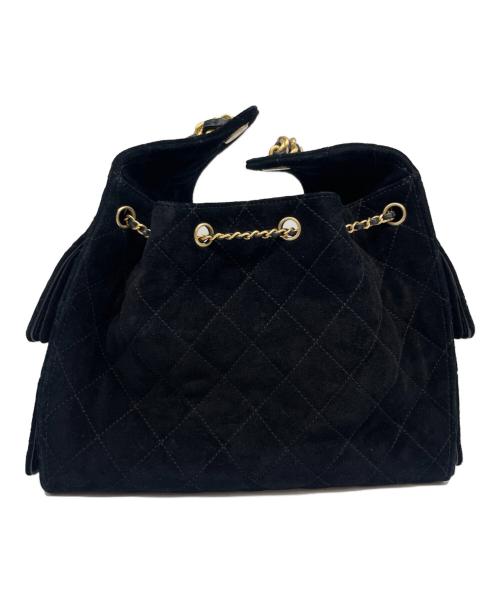 CHANEL（シャネル）CHANEL (シャネル) CHANEL25 ミディアムハンドバッグ ブラックの古着・服飾アイテム