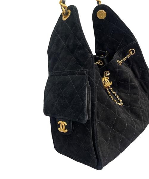 CHANEL（シャネル）CHANEL (シャネル) CHANEL25 ミディアムハンドバッグ ブラックの古着・服飾アイテム