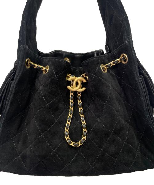CHANEL（シャネル）CHANEL (シャネル) CHANEL25 ミディアムハンドバッグ ブラックの古着・服飾アイテム