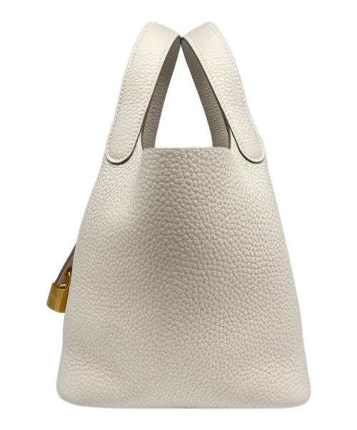 HERMES（エルメス）HERMES (エルメス) ピコタン PM/ゴールド金具/トリヨンクレマンス/クレ/K刻印 クレ サイズ:PＭ 未使用品の古着・服飾アイテム