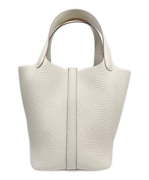 HERMES（エルメス）HERMES (エルメス) ピコタン PM/ゴールド金具/トリヨンクレマンス/クレ/K刻印 クレ サイズ:PＭ 未使用品の古着・服飾アイテム