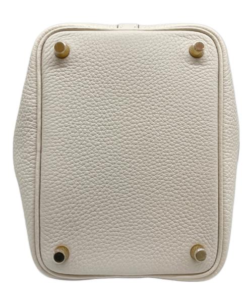 HERMES（エルメス）HERMES (エルメス) ピコタン PM/ゴールド金具/トリヨンクレマンス/クレ/K刻印 クレ サイズ:PＭ 未使用品の古着・服飾アイテム