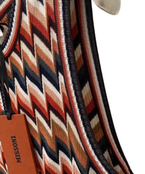 missoni（ミッソーニ）missoni (ミッソーニ) ノースリーブニット ブラウン サイズ:40の古着・服飾アイテム