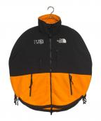 MM6 Maison Margiela×THE NORTH FACEエムエムシックスメゾンマルジェラ×ザ ノース フェイス）の古着「サークルフリースベスト」｜ブラック×オレンジ