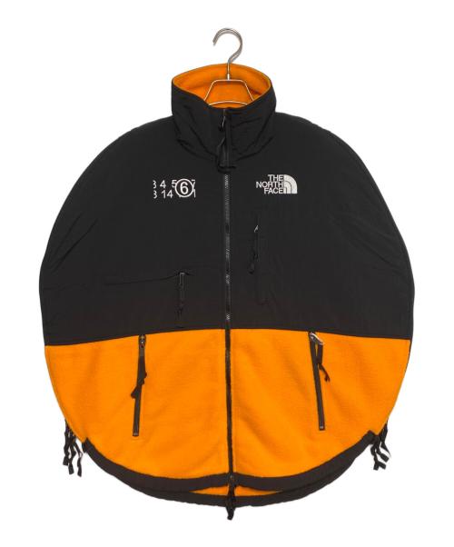 MM6 Maison Margiela（エムエムシックスメゾンマルジェラ）MM6 Maison Margiela (エムエムシックスメゾンマルジェラ) THE NORTH FACE (ザ ノース フェイス) サークルフリースベスト ブラック×オレンジ サイズ:S 未使用品の古着・服飾アイテム