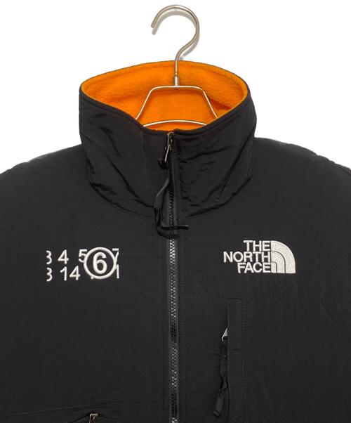MM6 Maison Margiela（エムエムシックスメゾンマルジェラ）MM6 Maison Margiela (エムエムシックスメゾンマルジェラ) THE NORTH FACE (ザ ノース フェイス) サークルフリースベスト ブラック×オレンジ サイズ:S 未使用品の古着・服飾アイテム