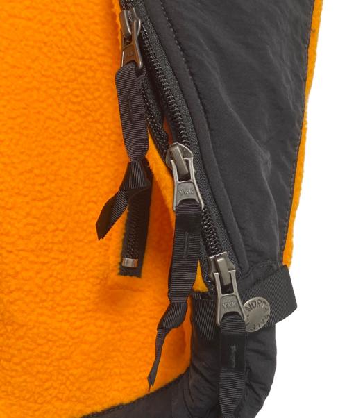 MM6 Maison Margiela（エムエムシックスメゾンマルジェラ）MM6 Maison Margiela (エムエムシックスメゾンマルジェラ) THE NORTH FACE (ザ ノース フェイス) サークルフリースベスト ブラック×オレンジ サイズ:S 未使用品の古着・服飾アイテム