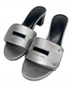 HERMESエルメス）の古着「ヴェリーケリークラスプレザーサンダル」｜シルバー