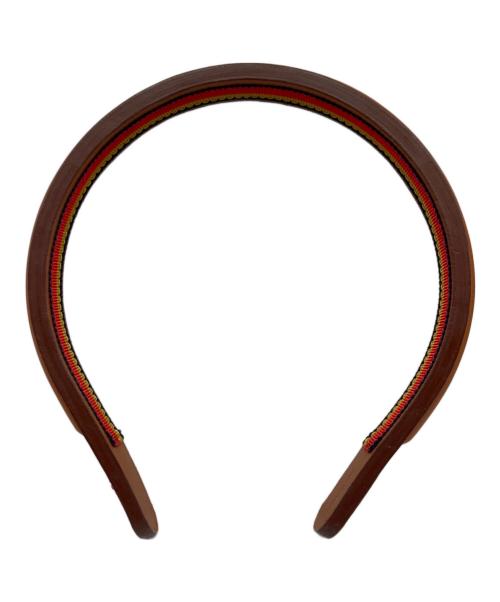 HERMES（エルメス）HERMES (エルメス) カチューシャ ブラウンの古着・服飾アイテム