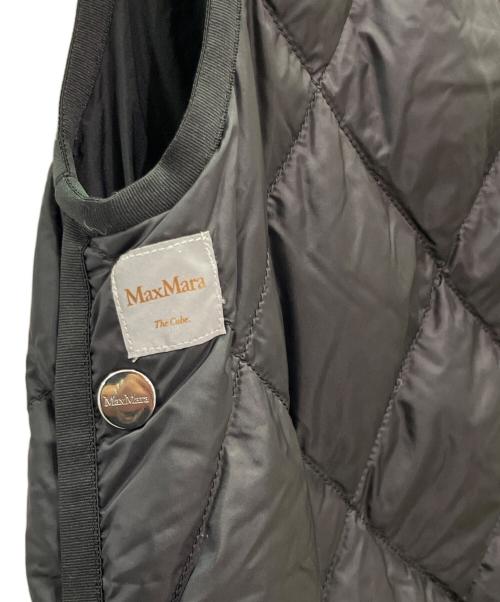 MaxMara（マックスマーラ）MaxMara (マックスマーラ) ロングフーデット ダウンベスト ブラック サイズ:40の古着・服飾アイテム