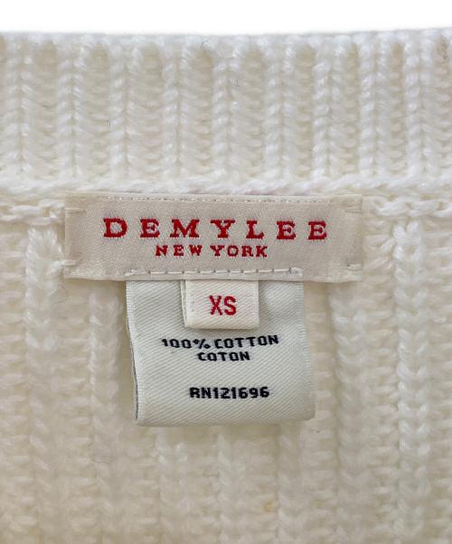 DEMYLEE（デミリー）DEMYLEE (デミリー) コットンニット ホワイト サイズ:XSの古着・服飾アイテム