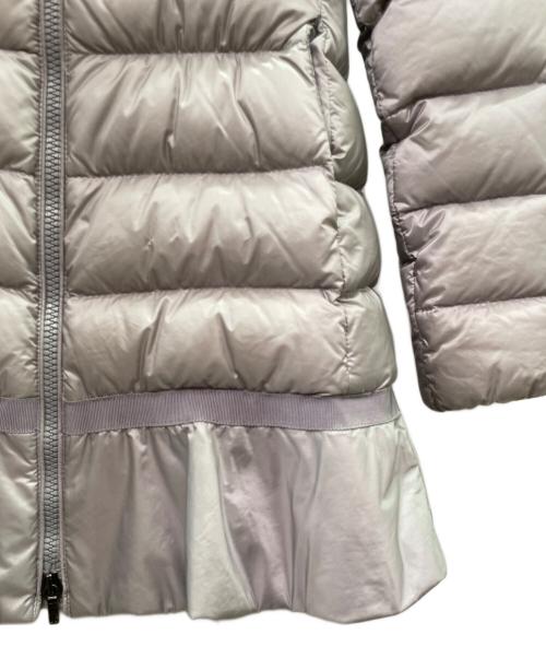 MONCLER（モンクレール）MONCLER (モンクレール) ロングダウンコート NEW NADRA ライトグレー サイズ:８の古着・服飾アイテム