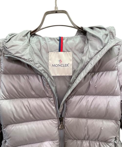 MONCLER（モンクレール）MONCLER (モンクレール) ロングダウンコート NEW NADRA ライトグレー サイズ:８の古着・服飾アイテム
