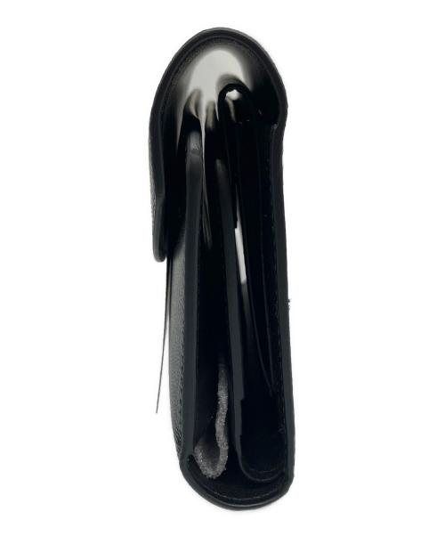 THE ROW（ザ ロウ）THE ROW (ザ ロウ) 3つ折り カーフ 財布 ブラックの古着・服飾アイテム