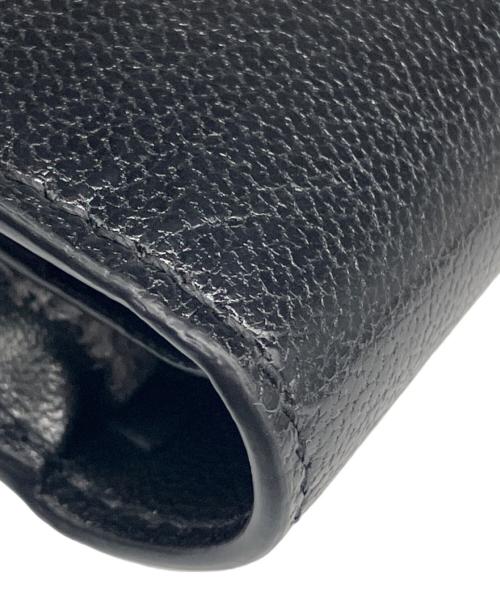 THE ROW（ザ ロウ）THE ROW (ザ ロウ) 3つ折り カーフ 財布 ブラックの古着・服飾アイテム