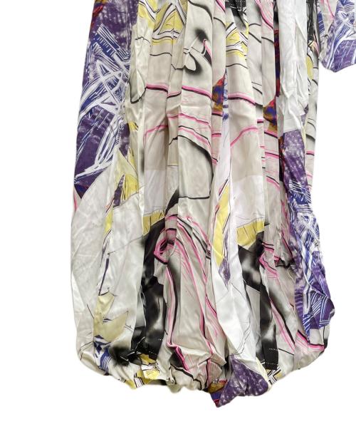 STELLA McCARTNEY（ステラマッカートニー）STELLA McCARTNEY (ステラマッカートニー) プリーツ 総柄ワンピース ベージュ サイズ:36の古着・服飾アイテム