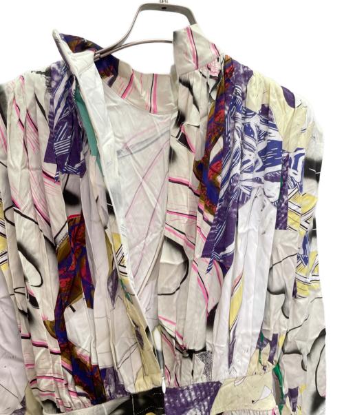 STELLA McCARTNEY（ステラマッカートニー）STELLA McCARTNEY (ステラマッカートニー) プリーツ 総柄ワンピース ベージュ サイズ:36の古着・服飾アイテム