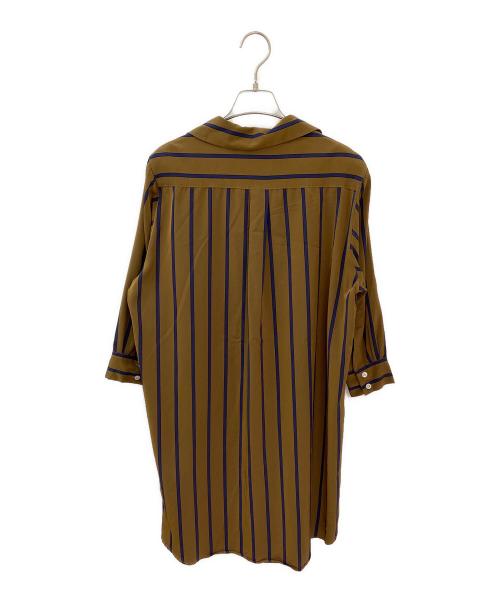 EDITIONS M.R（エディションズ エムアール）EDITIONS M.R (エディションズ エムアール) シャツワンピース ブラウン サイズ:36の古着・服飾アイテム