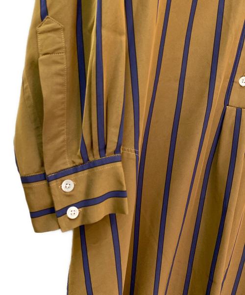 EDITIONS M.R（エディションズ エムアール）EDITIONS M.R (エディションズ エムアール) シャツワンピース ブラウン サイズ:36の古着・服飾アイテム