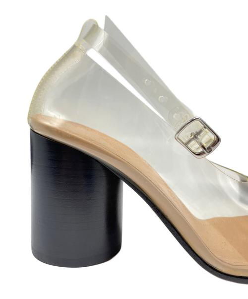 Martin Margiela22（マルタン・マルジェラ22）Martin Margiela22 (マルタン・マルジェラ22) PVC 足袋クリアパンプス ブラック×クリア サイズ:36の古着・服飾アイテム