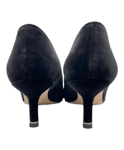 Manolo Blahnik（マノロブラニク）Manolo Blahnik (マノロブラニク) ハンギシ フラットパンプス ブラック サイズ:36の古着・服飾アイテム