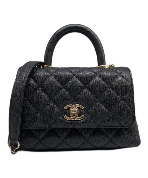 CHANEL（シャネル）CHANEL (シャネル) トップハンドル 19 XXS ブラック サイズ:19 XXSの古着・服飾アイテム