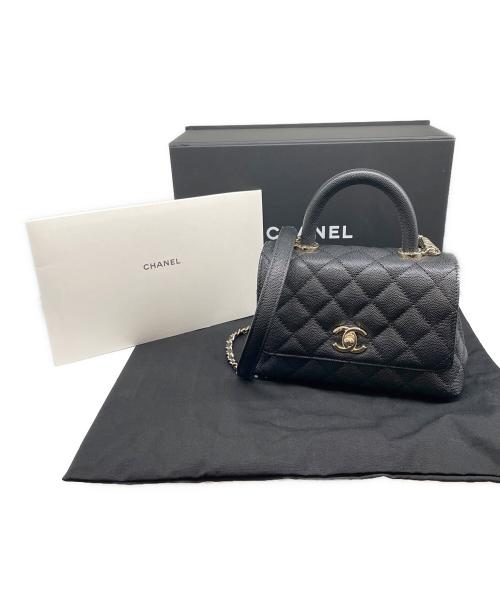 CHANEL（シャネル）CHANEL (シャネル) トップハンドル 19 XXS ブラック サイズ:19 XXSの古着・服飾アイテム