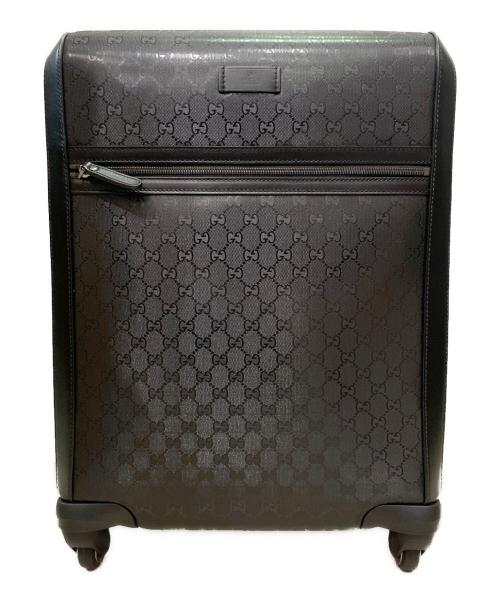 GUCCI（グッチ）GUCCI (グッチ) GGインプリメ スーツケース ブラック サイズ:21インチの古着・服飾アイテム