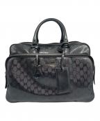 GUCCIグッチ）の古着「GG インプリメ ハンドバッグ」｜ブラック