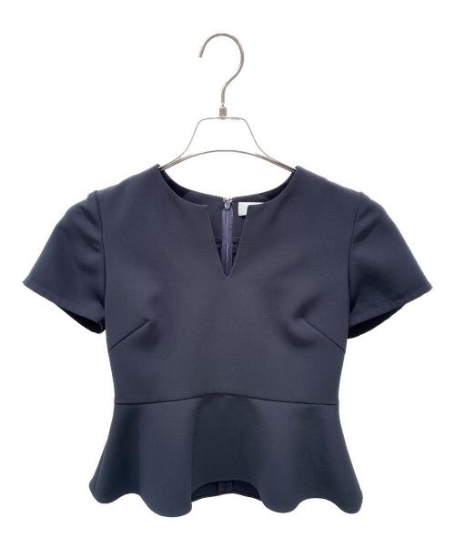 CELFORD（セルフォード）CELFORD (セルフォード) ペプラムブラウス ネイビー サイズ:36の古着・服飾アイテム