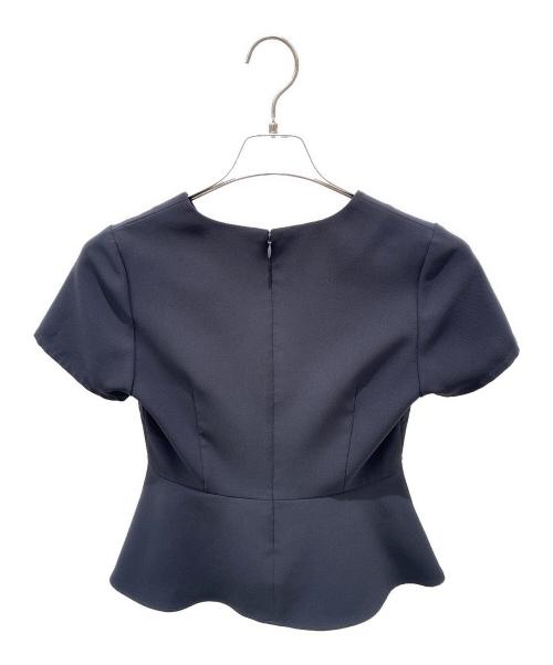 CELFORD（セルフォード）CELFORD (セルフォード) ペプラムブラウス ネイビー サイズ:36の古着・服飾アイテム