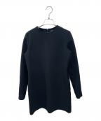 YOKO CHANヨーコチャン）の古着「カメリア スリーブ ワンピース/ブラック」｜ブラック