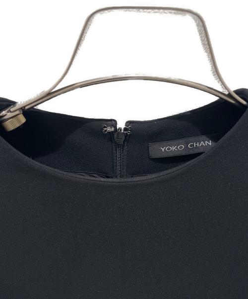 YOKO CHAN（ヨーコチャン）YOKO CHAN (ヨーコチャン) カメリア スリーブ ワンピース/ブラック ブラック サイズ:38の古着・服飾アイテム