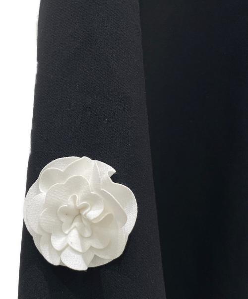 YOKO CHAN（ヨーコチャン）YOKO CHAN (ヨーコチャン) カメリア スリーブ ワンピース/ブラック ブラック サイズ:38の古着・服飾アイテム