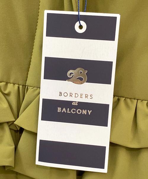 BORDERS at BALCONY（ボーダーズアットバルコニー）BORDERS at BALCONY (ボーダーズアットバルコニー) FRILL COAT/フリルコート カーキ サイズ:36の古着・服飾アイテム