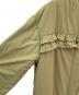 中古・古着 BORDERS at BALCONY (ボーダーズアットバルコニー) FRILL COAT/フリルコート カーキ サイズ:36：24000円