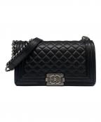 CHANELシャネル）の古着「ボーイシャネル 25」｜ブラック