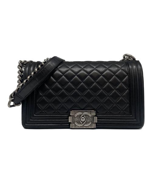 CHANEL（シャネル）CHANEL (シャネル) ボーイシャネル 25 ブラック サイズ:25の古着・服飾アイテム