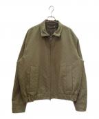 GUCCIグッチ）の古着「GGキャンバス ボンバージャケット」｜カーキ