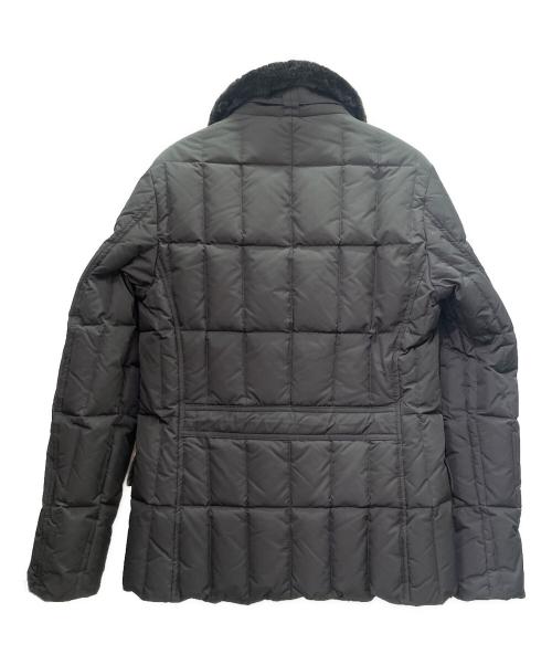 MOORER（ムーレー）MOORER (ムーレー) ファー付 ダウンジャケット ブラック サイズ:44の古着・服飾アイテム