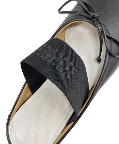 MM6 Maison Margiela（エムエムシックスメゾンマルジェラ）MM6 Maison Margiela (エムエムシックスメゾンマルジェラ) アナトミック ナンバリング バレエミュール ブラック サイズ:37 2/1の古着・服飾アイテム