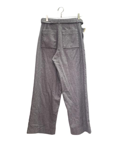 CELINE（セリーヌ）CELINE (セリーヌ) カシミヤ ワイドパンツ グレー サイズ:36の古着・服飾アイテム