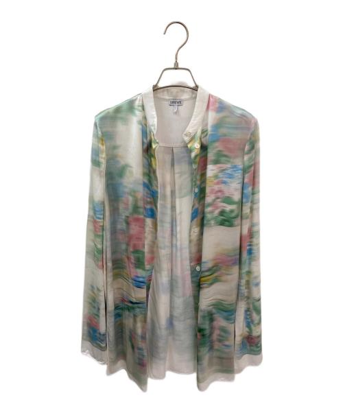 LOEWE（ロエベ）LOEWE (ロエベ) シルク総柄シャツ マルチカラー サイズ:32の古着・服飾アイテム
